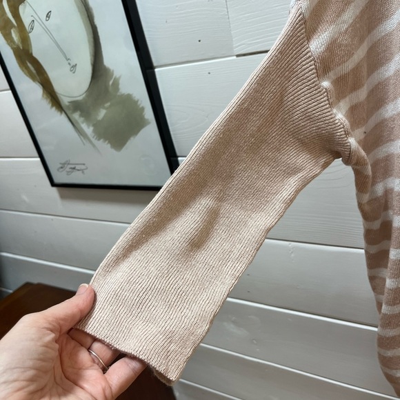 ❣️PISTACHE Oversized Striped Sweater Size L - Picture 3 of 8